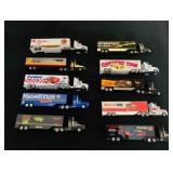 Die Cast Nascar Trucks (With mini car inside)
