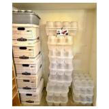 LOTS of Mason Canning Jars and Plastic Jar Boxes