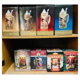 Budweiser Beer Steins in Boxes