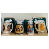 Budweiser Members Beer Steins