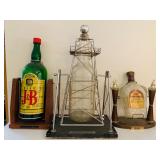 J&B / Grandad / Crown Royal on Whiskey Caddy