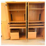 Inside Desk Cabinets with File Drawer