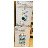 (2) Aqua Rolling Carts - New in Box