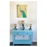 Cute! Aqua Sofa / Entry Table