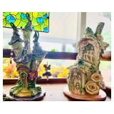 Blue Sky Tea Light Houses