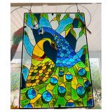 Peacock Stained Glass