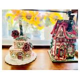 Blue Sky Tea Light Houses