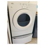 Whirlpool Gas Dryer w/Pedestal