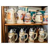 Budweiser & Anheuser Busch Beer Steins