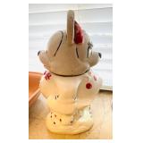 Disney Turnabout Mickey / Minnie Cookie Jar