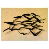 Metal Birds Wall Decor