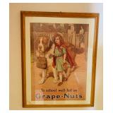 Vintage Grape Nuts Poster