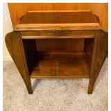 Mid Century Magazine table w/ holder
