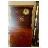 Vintage Maple Display  / China Cabinet