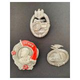 WWII Reproduction Pins