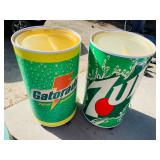 Gatorade / 7-Up Rolling Ice Chests