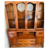 China Cabinet w/ Drop Down Desk