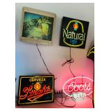 Vintage Neon Beer Signs
