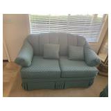 Blue/Green Loveseat