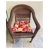 Brown Wicker Chair