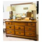 Coordinating Vintage Dresser w/Mirror