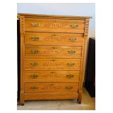 Carved Oak Dresser