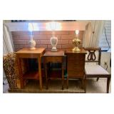 Vintage Accent Tables / Lamps