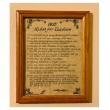 1915 Rules for Teachers