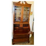 View with drop down desk