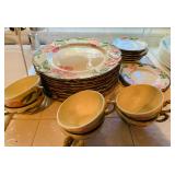 Vintage Desert Rose Franciscanware Plate / Cup Set