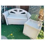 Rubbermaid Storage Bench - Hose Reel