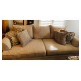 Coordinating sofa w/ decorative pillows 