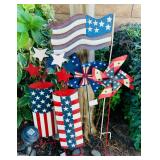 4th of July Yard Decor