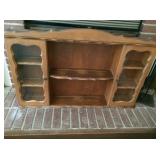 Wall curio cabinet