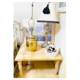 Unfinished Wood End table