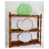 Vintage Shelf / Vanity Plates