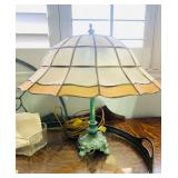 Antique Stained Glass Lamp