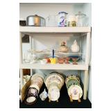 Vintage Plates - Pink Depression Glass