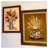 Vintage Embroidered Art