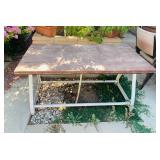 Cast Iron Base Patio Table