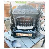 Antique Victorian Cast Iron Fireplace Stove