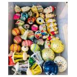 Vintage Mercury Glass Christmas Ornaments