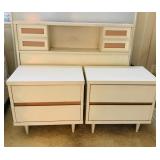 MCM Nightstands / Twin Headboard