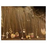 Close-up of Some Necklaces