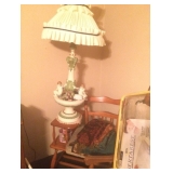 School Desk - Vintage lamp