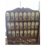 Hummel Spice Rack w/ Spices