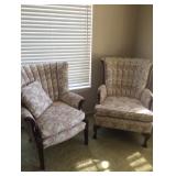 Vintage Arm Chairs w/new upholstery