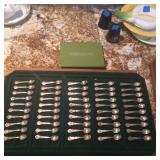 50 State Sterling miniature spoon set