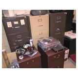 Multiple file cabinets