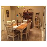 Kitchen Table with 6 upolstered chairs
